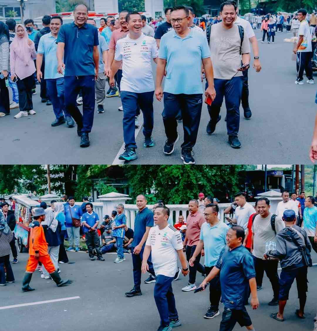 Jumat Sehat ASN Karawang Menggugah Semangat, Bupati Aep Ajak Pegawai Jaga Kebugaran dan Rutin Cek Kesehatan