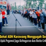 Jumat Sehat ASN Karawang Menggugah Semangat, Bupati Aep Ajak Pegawai Jaga Kebugaran dan Rutin Cek Kesehatan