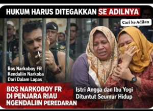 TUNTUTAN SEUMUR HIDUP KURIR 12 KG SABU PICU TUDINGAN: Diduga Ada Bos Narkoba dari Lapas Riau, Propam Diminta Periksa Penyidik Polda Jambi