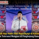 Bupati Aep Hari Raya Nyepi Karawang
