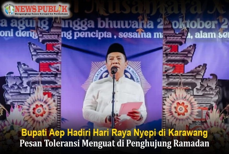 Bupati Aep Hari Raya Nyepi Karawang