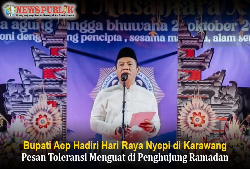 Bupati Aep Hari Raya Nyepi Karawang
