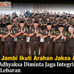 Kejati Jambi Ikuti Arahan Jaksa Agung RI, Insan Adhyaksa Diminta Jaga Integritas Jelang Lebaran