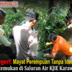 Geger! Mayat Perempuan Tanpa Identitas Ditemukan di Saluran Air KJIE Karawang