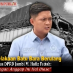 Kecelakaan Batu Bara Berulang, Ketua DPRD Jambi M. Hafiz Fattah: Jangan Anggap Ini Hal Biasa