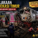 Tragis! Detik-Detik Kecelakaan KRL Bekasi Timur, Adu Banteng dengan Argo Bromo Anggrek