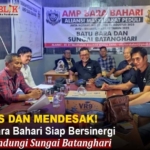 SERIUS DAN MENDESAK! AMP Bara Bahari Siap Bersinergi Demi Lindungi Sungai Batanghari