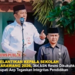 PELANTIKAN KEPALA SEKOLAH KARAWANG 2026