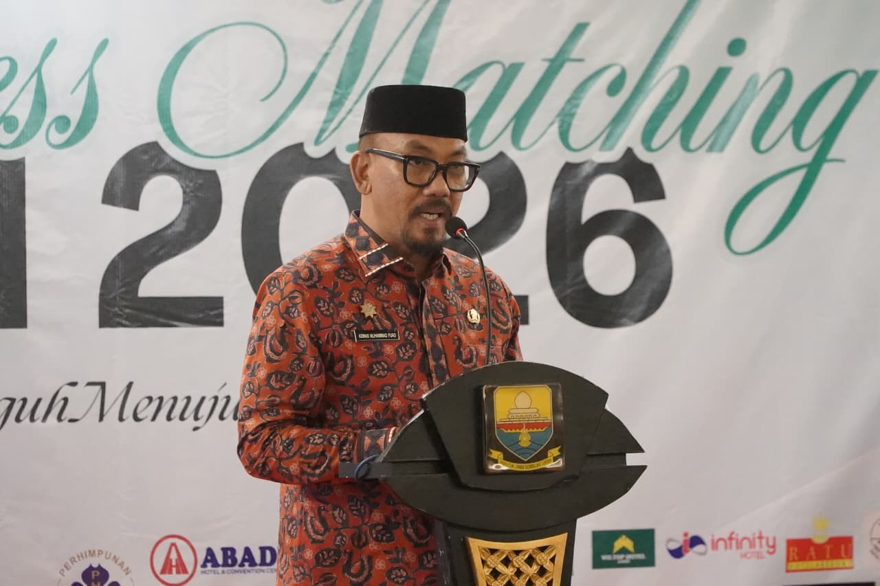 PENGUATAN EKONOMI! Gubernur Al Haris Tegaskan Peran UMKM Jambi di Business Matching 2026 PENGUATAN EKONOMI! Gubernur Al Haris Tegaskan Peran UMKM Jambi di Business Matching 2026