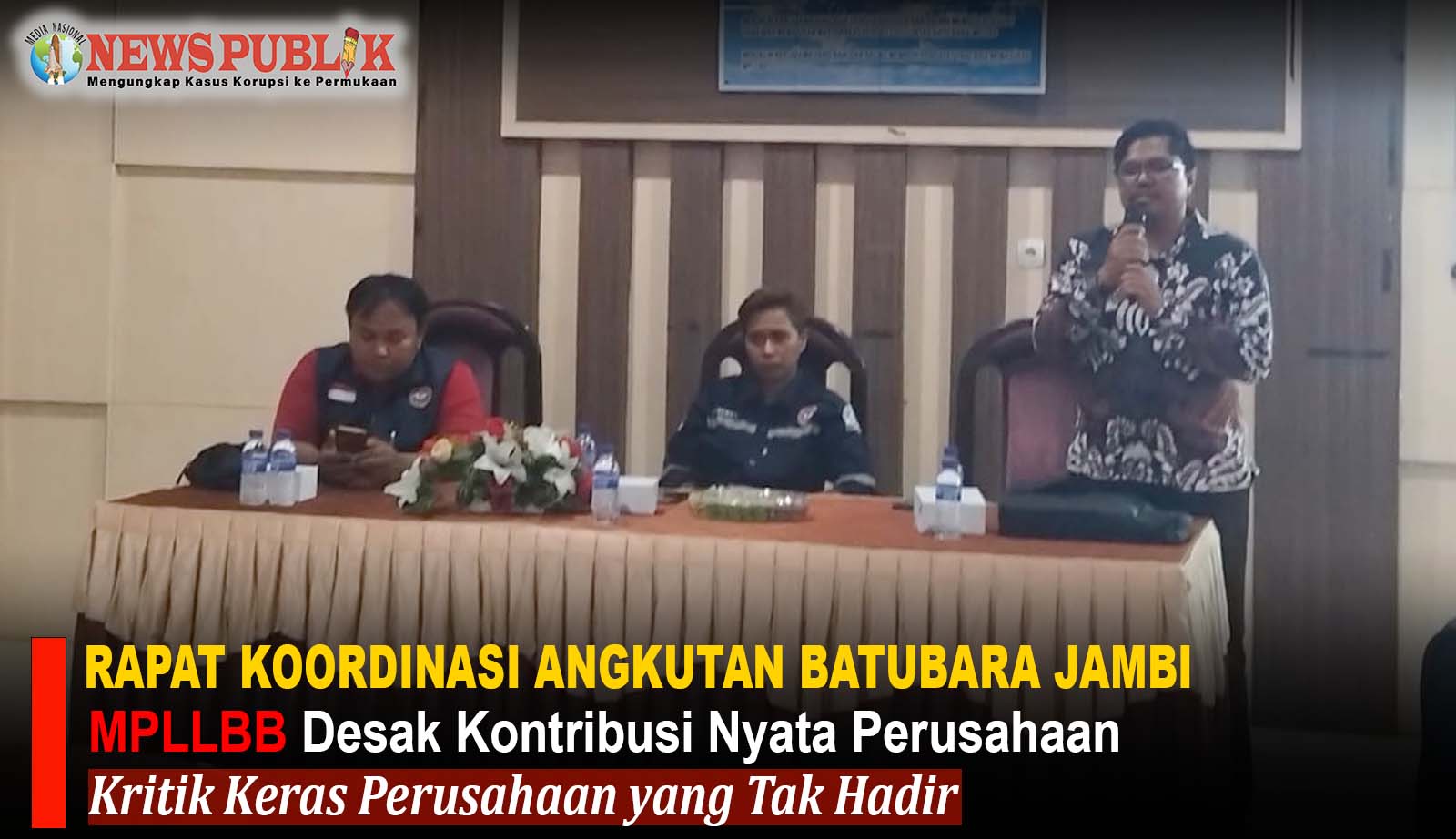 RAPAT KOORDINASI ANGKUTAN BATUBARA JAMBI: MPLLBB Desak Kontribusi Nyata Perusahaan, Kritik Keras Perusahaan yang Tak Hadir