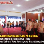 PELANTIKAN MABICAB PRAMUKA LABUHANBATU SELATAN 2025–2030: Bupati Labusel Fery Simatupang Resmi Menjabat