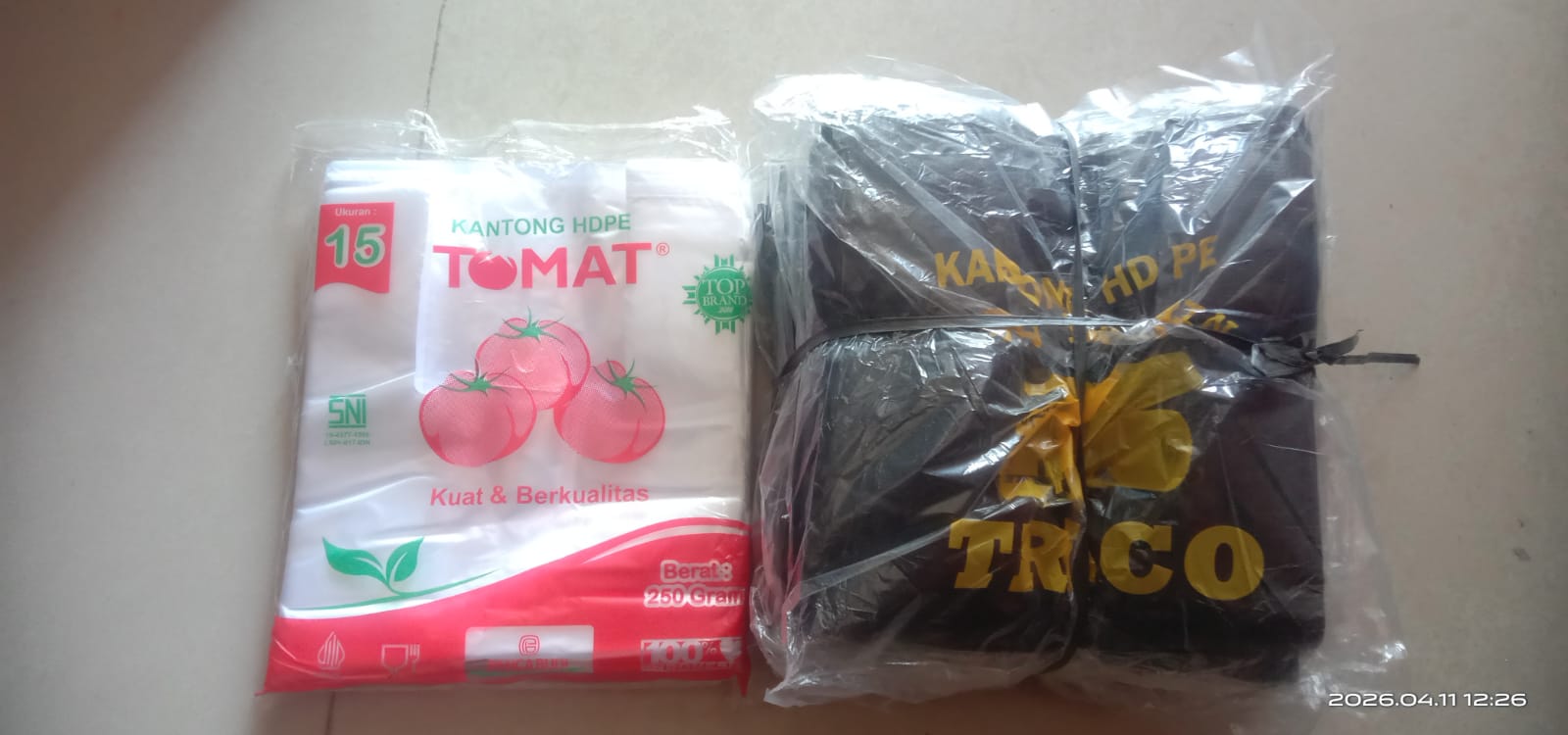 harga plastik Tangerang