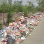 tumpukan sampah di Rajeg