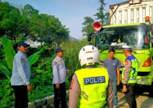 penertiban parkir liar di Jalan Buroq
