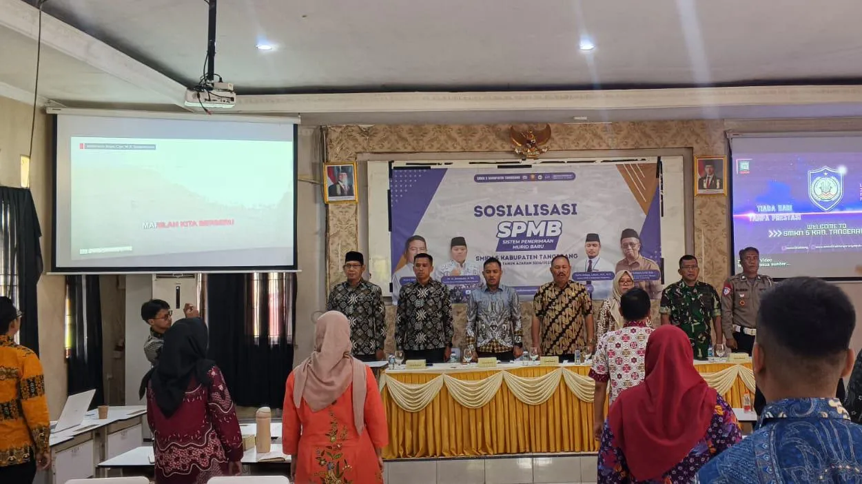 Sukseskan Penerimaan Siswa Baru, SMKN 5 Kabupaten Tangerang Adakan Sosialisasi SPMB 2026/2027
