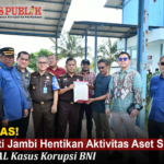 Kejati Jambi Hentikan Aktivitas Aset Sitaan PT PAL Kasus Korupsi BNI