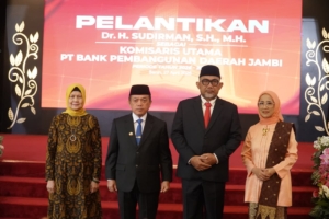 Al Haris Lantik Sudirman Jadi Komisaris Utama Bank Jambi, Tegas Minta Pembenahan Total dan Kemandirian