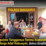 Kapolres Tanggamus Terima Silaturahmi 3 Marga Adat Kebuayan Bahas Konflik Adat