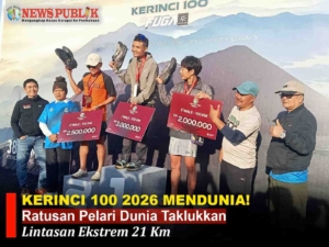 KERINCI 100 2026 MENDUNIA! Ratusan Pelari Dunia Taklukkan Lintasan Ekstrem 21 Km