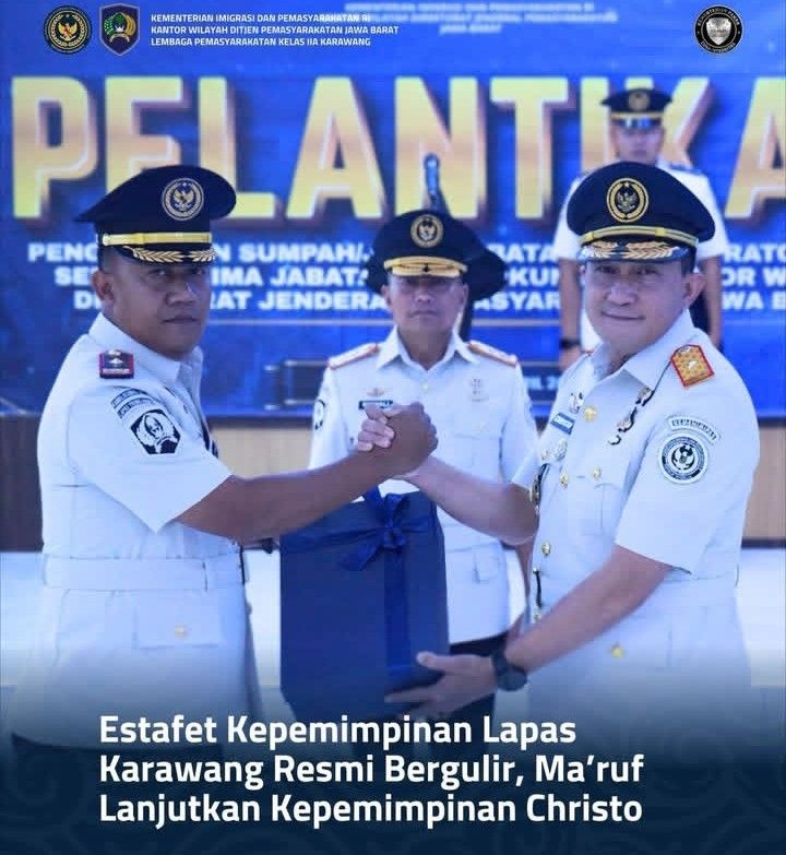 Estafet Kepemimpinan Lapas Karawang Resmi Bergulir, Ma’ruf Prasetyo Bawa Harapan Baru