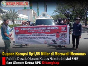 Publik Desak Oknum Kades Nambo Inisial SMB dan Oknum Ketua BPD Ditangkap