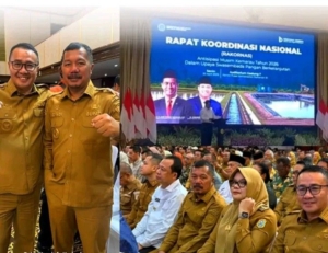 Rakornas Mitigasi Kekeringan 2026 Jadi Momentum Kuat Bupati Monadi Dorong Ketahanan Pangan