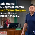 Sidang vonis Begawan Kamto kasus korupsi kredit BNI PT PAL di Pengadilan Tipikor Jambi