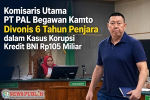 Sidang vonis Begawan Kamto kasus korupsi kredit BNI PT PAL di Pengadilan Tipikor Jambi