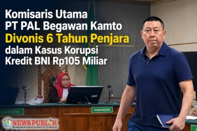 Sidang vonis Begawan Kamto kasus korupsi kredit BNI PT PAL di Pengadilan Tipikor Jambi