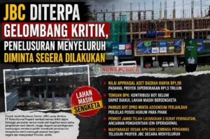 Proyek Jambi Business Center di Kota Jambi kembali disorot terkait polemik lahan sengketa dan kerja sama BOT.