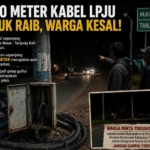 12.000 Meter Kabel LPJU di Mauk Raib, Warga Kesal