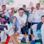Masyarakat memadati Gebyar PATEN di Kecamatan Cilamaya Kulon Karawang