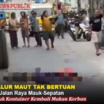 Jalur Maut Tak Bertuan di Jalan Raya Mauk-Sepatan: Truk Kontainer Kembali Makan Korban