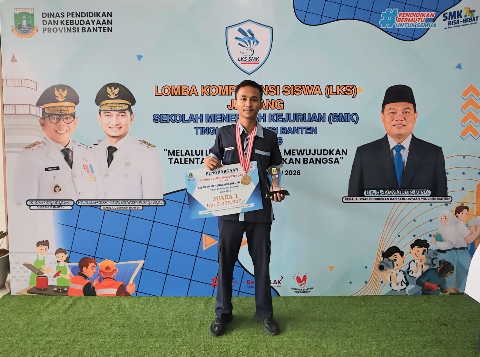 Siswa SMKN 5 Tangerang Sabet Juara 1 LKS Provinsi, Siap Wakili Banten di Tingkat Nasional Siswa SMKN 5 Tangerang Sabet Juara 1 LKS Provinsi, Siap Wakili Banten di Tingkat Nasional