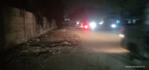 Jalan gelap di Kampung Cilongok Pasar Kemis Tangerang