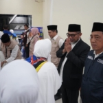 Sekda Sudirman melepas Jamaah Haji Kloter BTH 23 Jambi