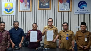 Konferensi pers Pemprov Jambi soal hoaks rekrutmen PNS