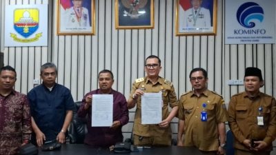 Konferensi pers Pemprov Jambi soal hoaks rekrutmen PNS