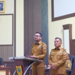 Bupati Fery Sahputra menghadiri rapat paripurna DPRD Labuhanbatu Selatan tahun 2026