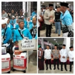 Haru dan Khidmat! 147 Jemaah Haji Labusel Kloter 10 Dilepas Bupati Fery Sahputra