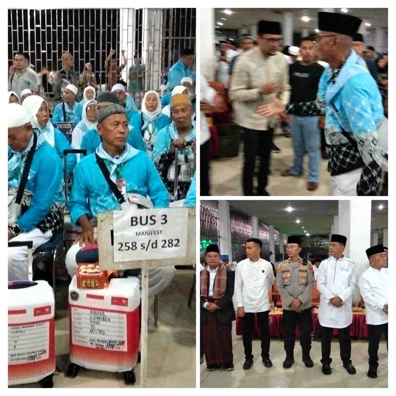 Haru dan Khidmat! 147 Jemaah Haji Labusel Kloter 10 Dilepas Bupati Fery Sahputra Haru dan Khidmat! 147 Jemaah Haji Labusel Kloter 10 Dilepas Bupati Fery Sahputra