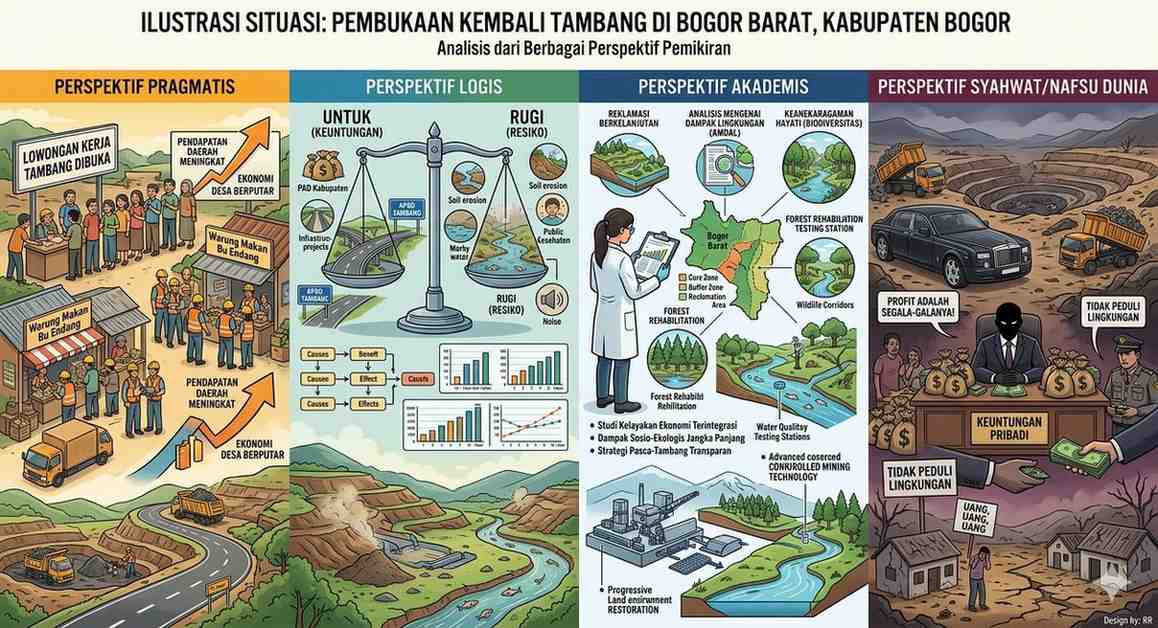 MEMBEDAH WAJAH TAMBANG BOGOR BARAT: "Antara Perut, Akal, dan Ambisi"