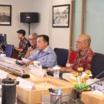 Gubernur Jambi Al Haris saat audiensi dengan Direktorat Jenderal Perkeretaapian Kementerian Perhubungan di Jakarta.