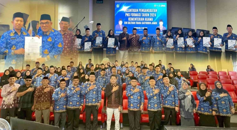 Pelantikan PNS UIN Sulthan Thaha Saifuddin Jambi Tahun 2026