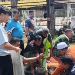 TNI AU Satrad 401 Tanjung Kait Berbagi Berkah Idul Adha