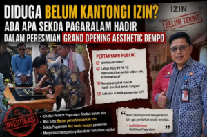 Sekda Pagaralam Zaily hadir dalam peresmian Grand Opening Aesthetic Dempo Glamping Resto dan Cafe yang diduga belum mengantongi izin, menjadi sorotan terkait status lahan HGU PTPN VII.