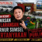 Resmikan Resort di Kawasan Area Larangan, Gubernur Sumsel Dipertanyakan