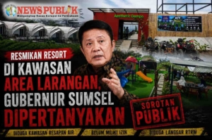 Resmikan Resort di Kawasan Area Larangan, Gubernur Sumsel Dipertanyakan