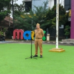 Kegiatan apel di Kantor Kecamatan Mauk.