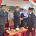 Kapolres Labusel AKBP Aditya SP Sembiring menghadiri Upacara Hari Lahir Pancasila 2026.